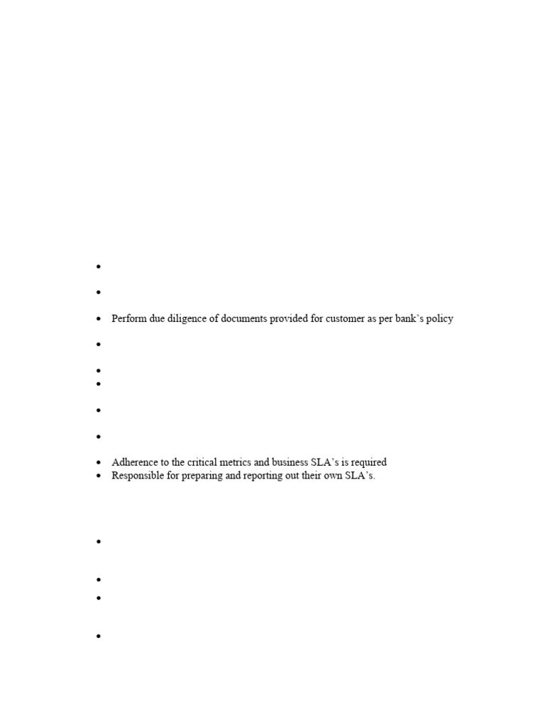 Genpact Senior Associate, AML/KYC Role | PDF | Information | Business