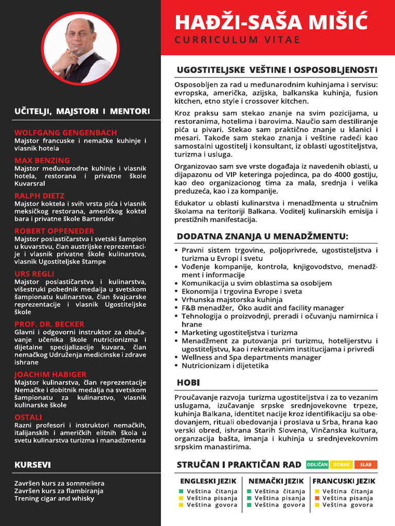 Biografija Saša MIšić | PDF