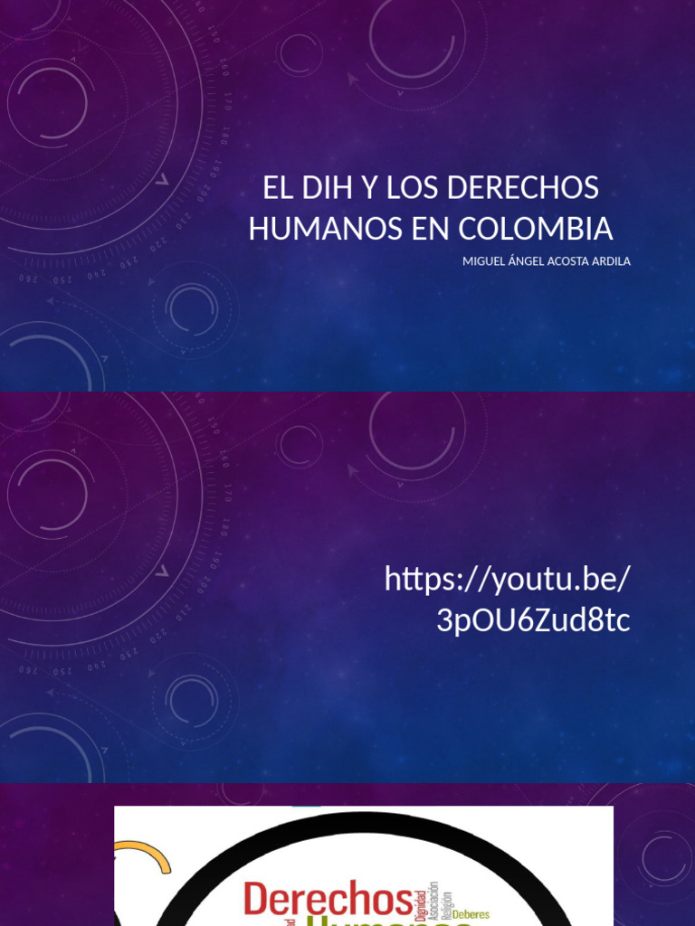 DIH y Derechos Humanos en Colombia | PDF