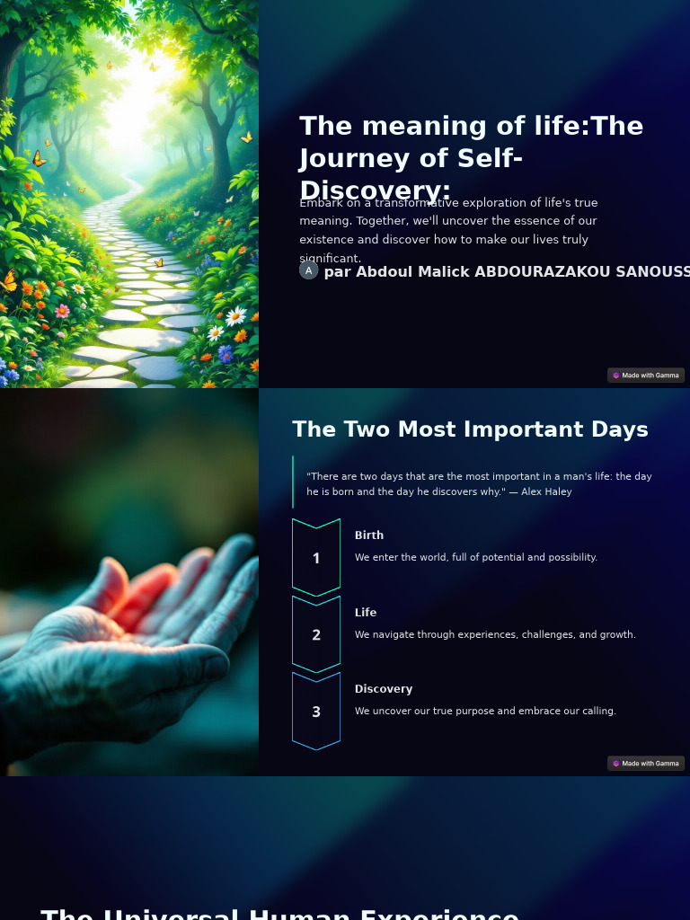 Discover Life's Purpose A SelfDiscovery Journey PDF Natural