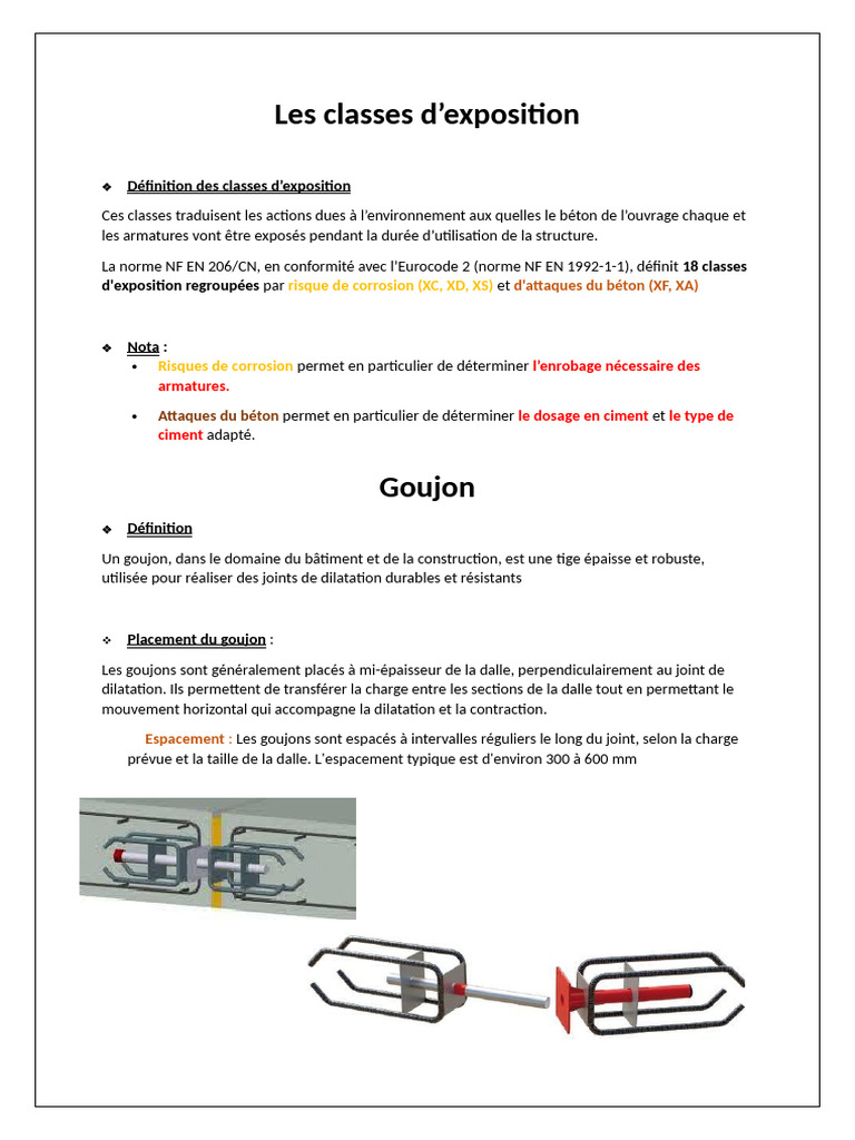 Classes d'Exposition du Béton | PDF