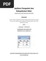 Download Aplikasi Pengolah dan Rekapitulasi Nilai  Rikawati 10260138 by  SN80912126 doc pdf