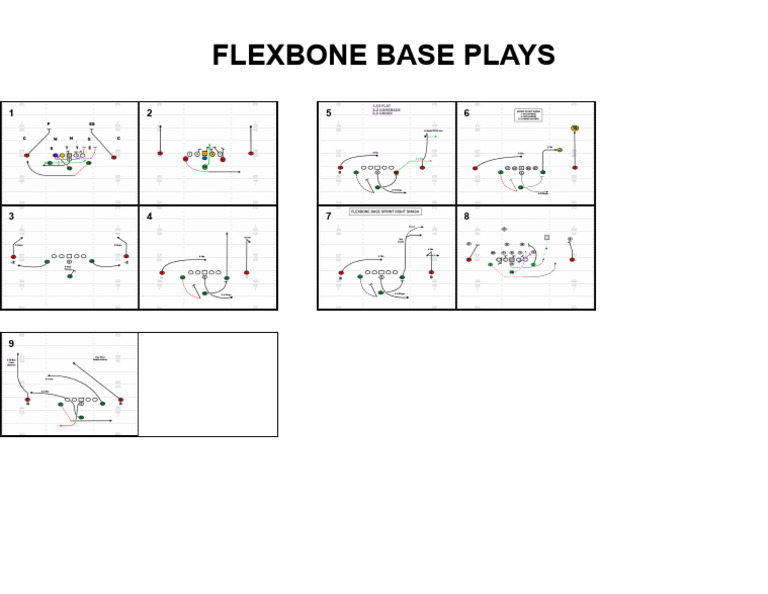 Print Playbook - FLEXBONE BASE PLAYS | PDF