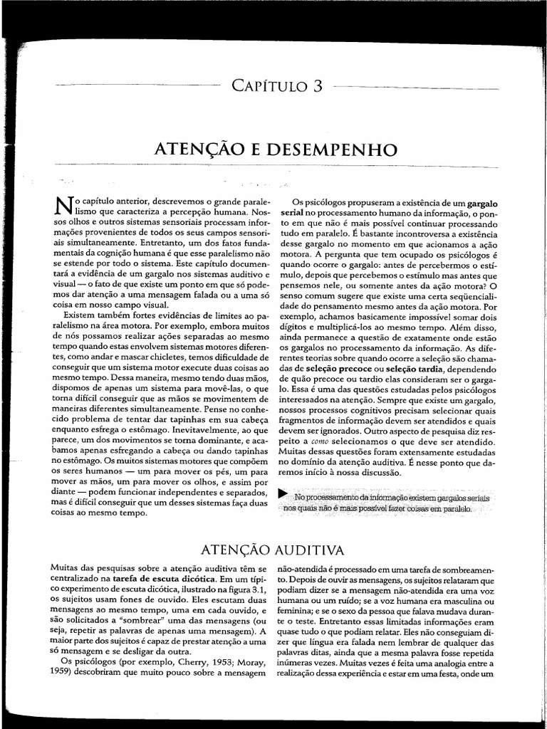 Anderson Cap 3 Atenção | PDF