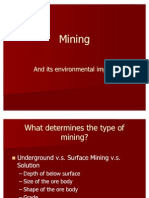 Mining and Environment