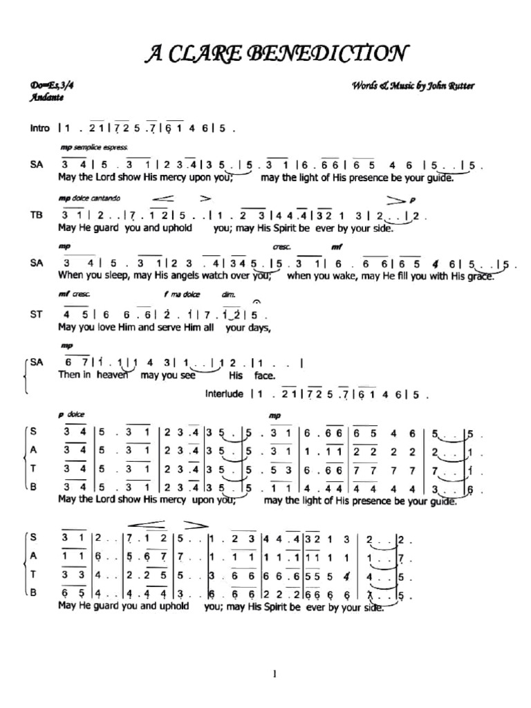 A Clare Benediction | PDF