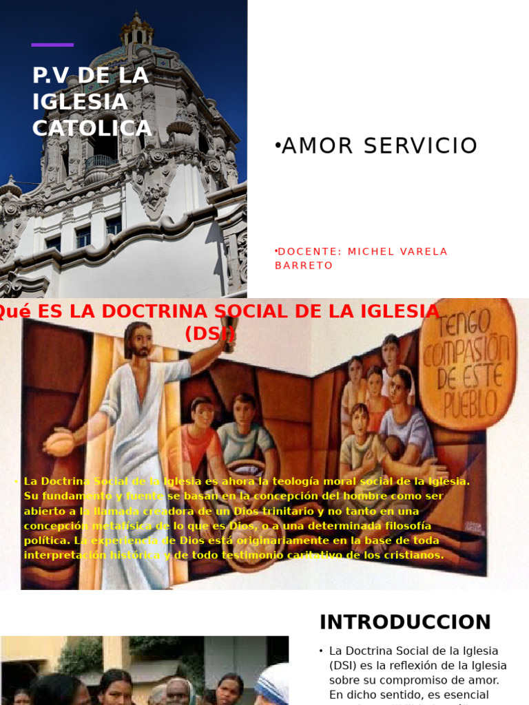 Doctrina Social de la Iglesia: Fundamentos | PDF | Iglesia Católica ...