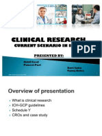 ICH-GCP guidelines and clinical research