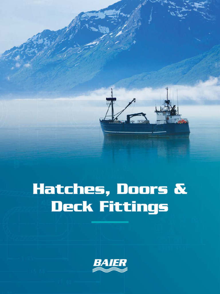 Marine Hatches and Deck Fittings Guide | PDF | Deck (Ship) | Boats