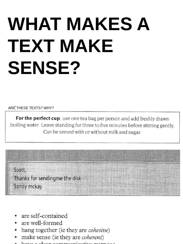 What Is A Text | PDF