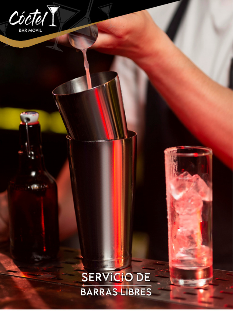 Barras Servicios | PDF | Martini (Cóctel) | Bebidas alcohólicas