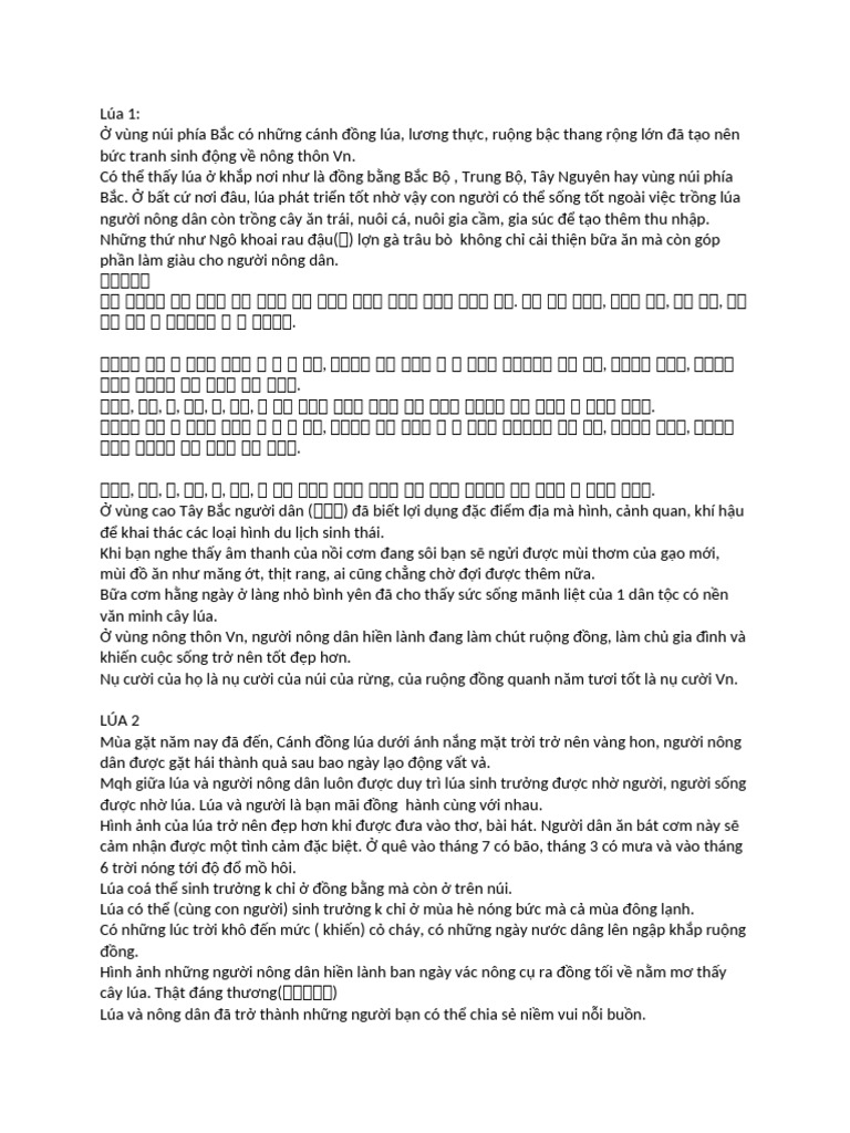 LÚA 1 LÚA 2 | PDF