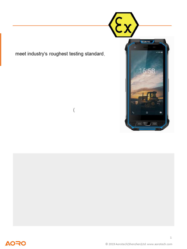 Intrinsically Safe M5(EX) Device Datasheet | PDF | Information And ...