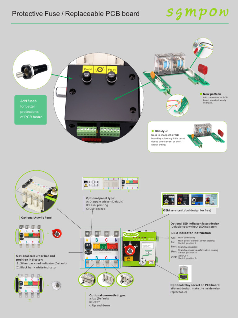 Dual Power Automatic Transfer Switch Guide | PDF | Power Supply | Switch
