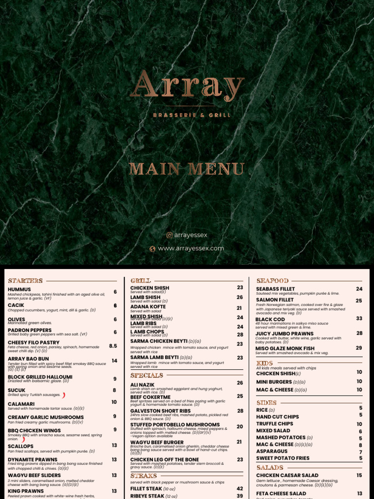Sheesh Chigwell Menu Overview | PDF | Sauce | French Fries