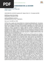 Caducidad de la Acción