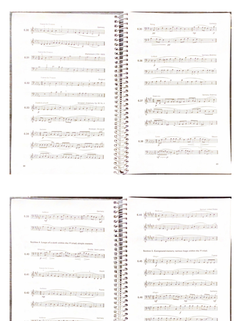 Sight+Singing+Examples+%232 | PDF