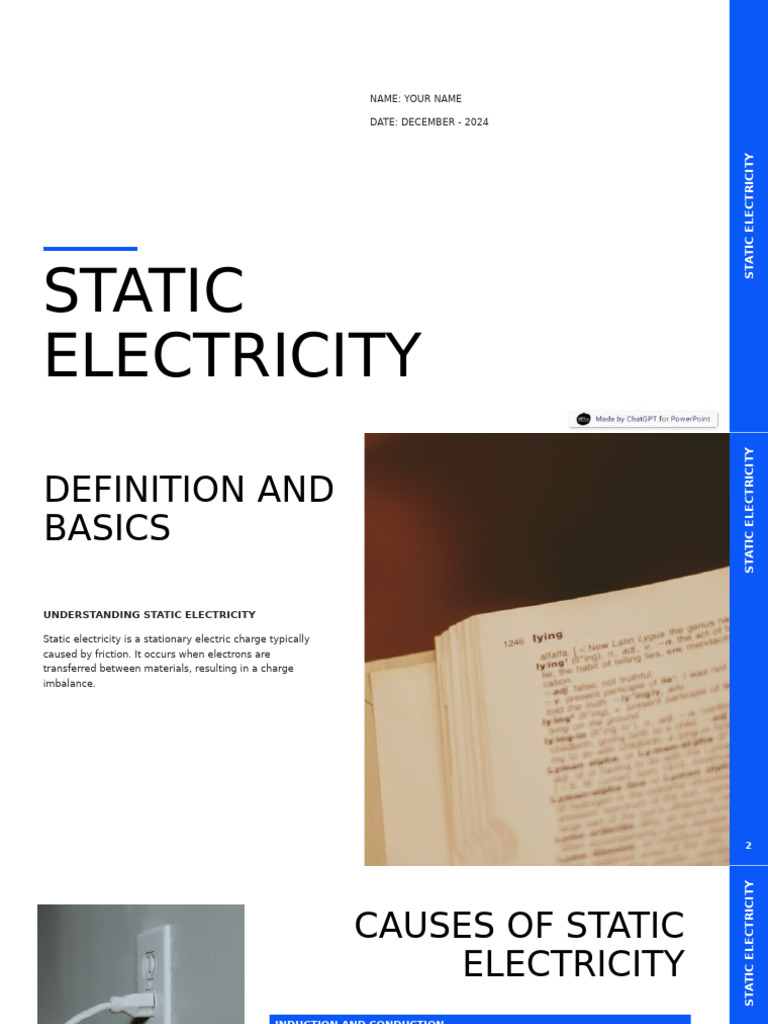 Presentation 3 | PDF | Electrostatic Discharge | Electricity