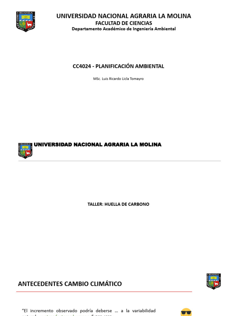 Taller sobre Huella de Carbono en Empresas | PDF | Gases de efecto ...