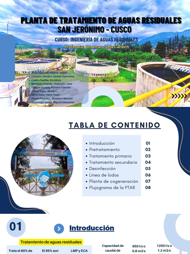 Planta Tratamiento Aguas Cusco | PDF | Agua | Tratamiento de aguas ...