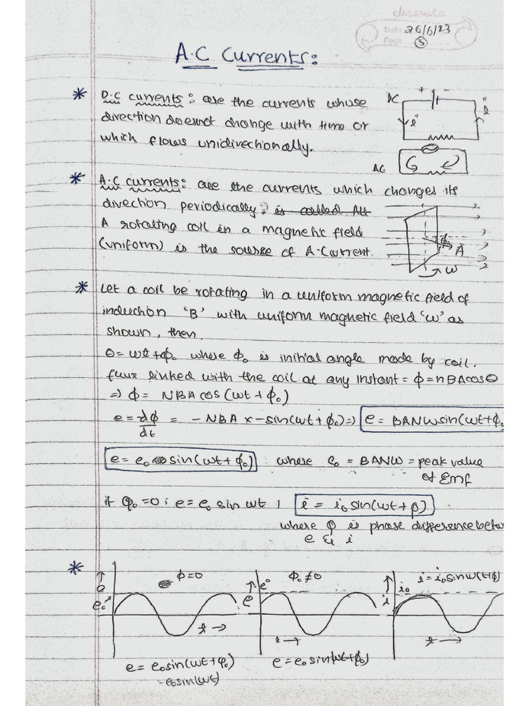 AC Current | PDF