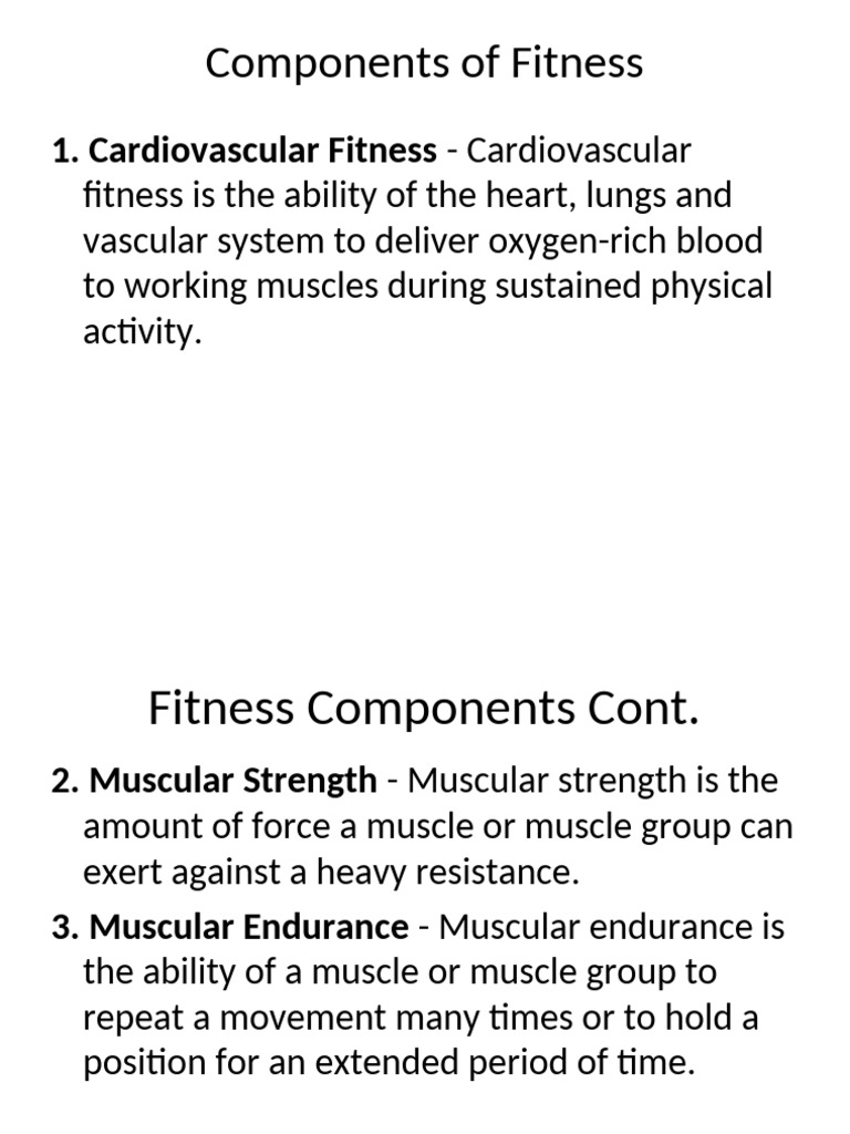 Revised FITT | PDF | Physical Fitness | Strength Training