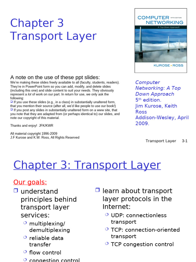 Transport Layer Updated 2023 | PDF | Transmission Control Protocol ...