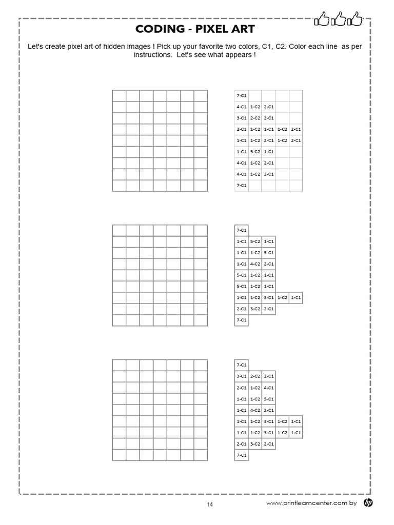 Pixel Art Creation Instructions | PDF