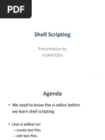 Shell Scripting by Santosh