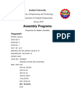 Assembly Programs