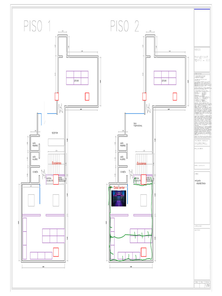 Planos Del Edificio V1 | PDF
