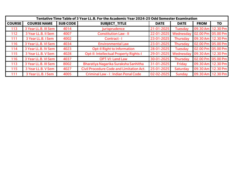 time-table-2024-25-pdf