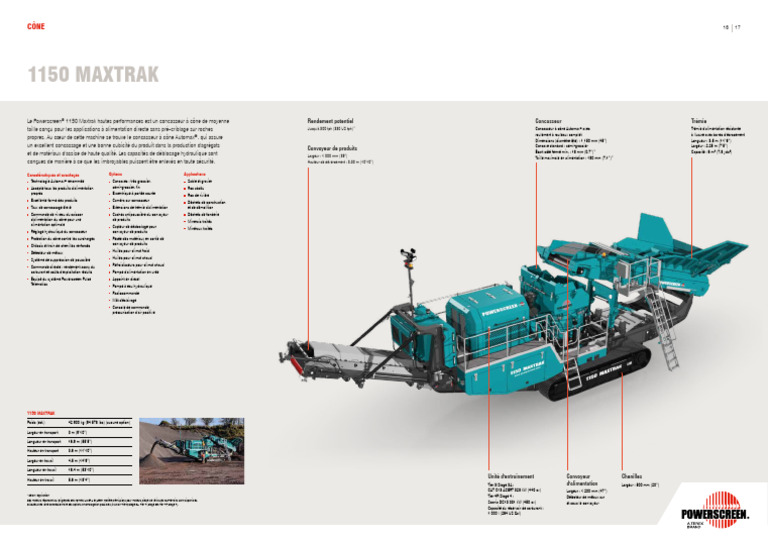 1150 Maxtrak Brochure 2017 FR | PDF