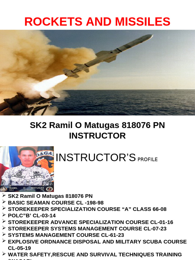 Overview of Rockets and Missiles | PDF | Missile | Projectile Weapons