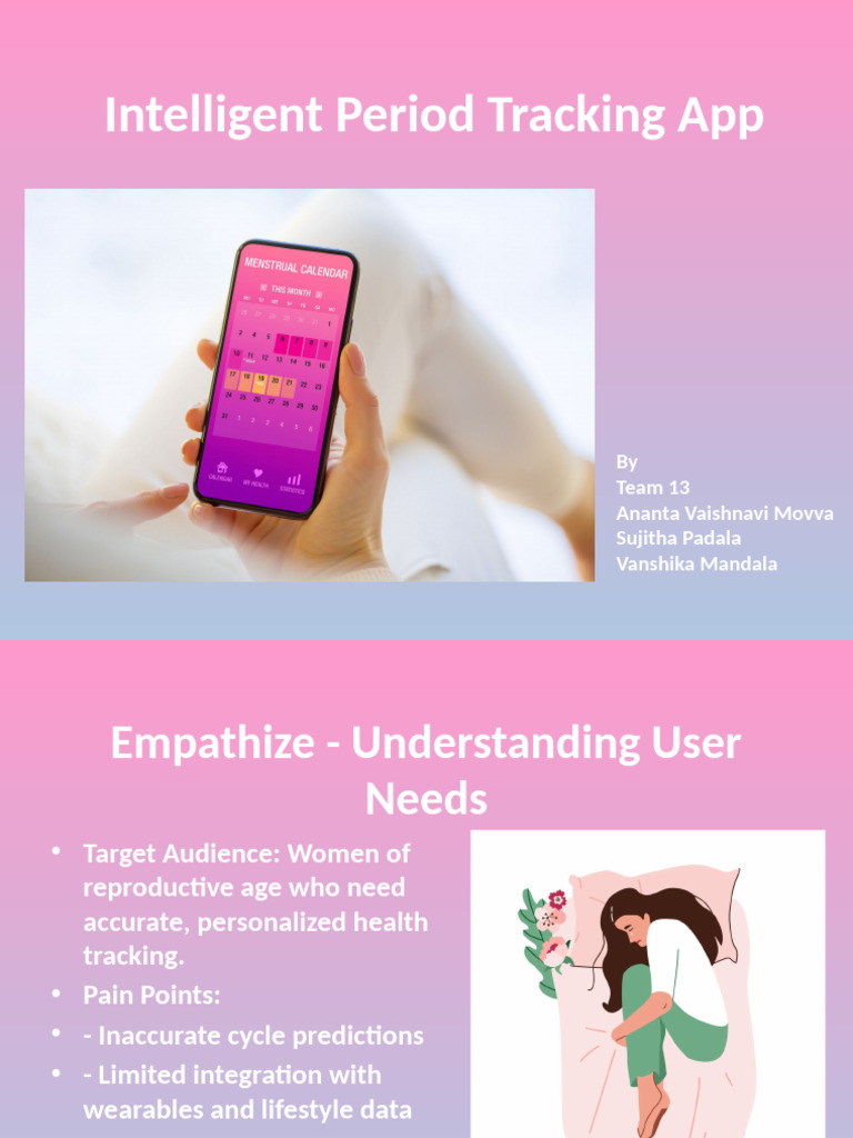 Intelligent Period Tracker App Overview | PDF | Usability | Computing