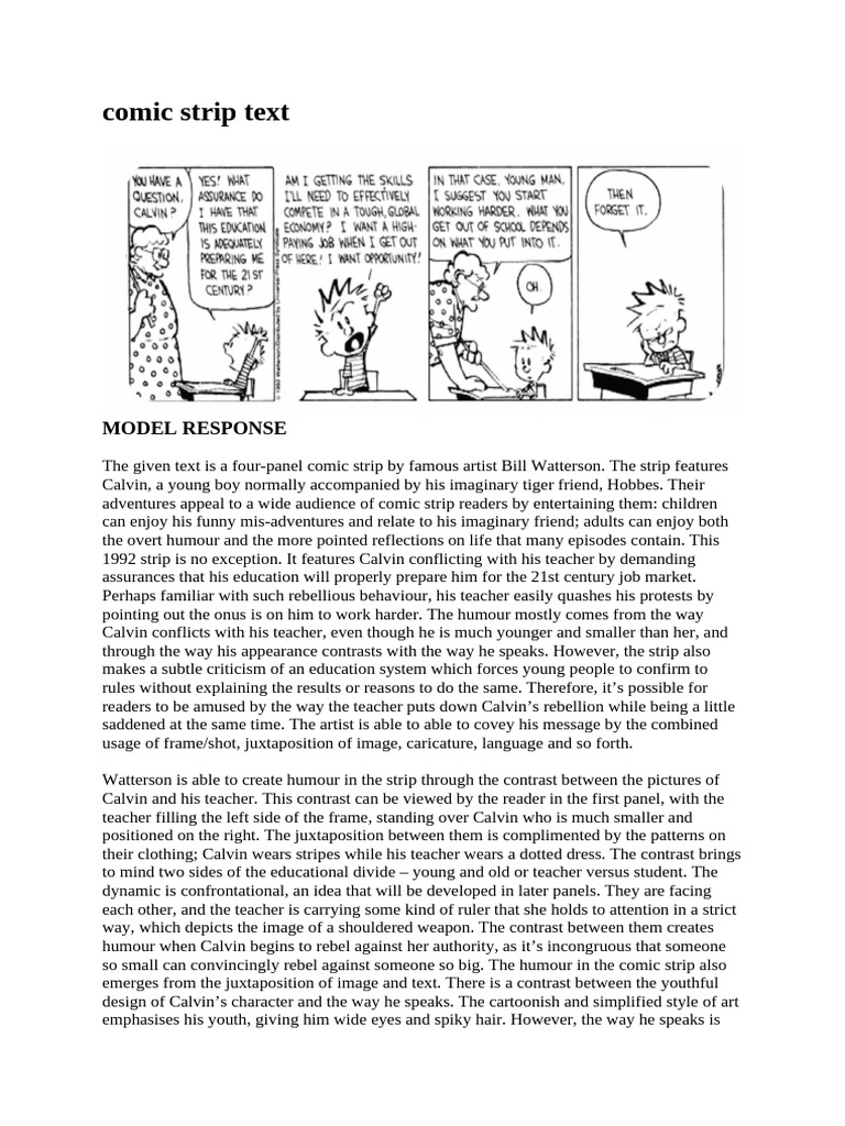 comic-strip-text-example-pdf