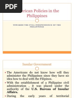 American Policies in The Philippines