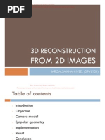 Stereo Image Processing Using Opencv