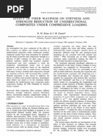 3 - H. M. Hsiao & I. M. Daniel - Effect of Fiber Waviness on Stiffness and Strength Reduction of Uniderectional Composites Under Compressive Loading