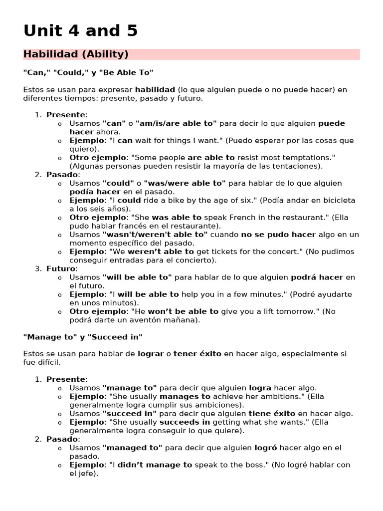 Unit 4 and 5 | PDF