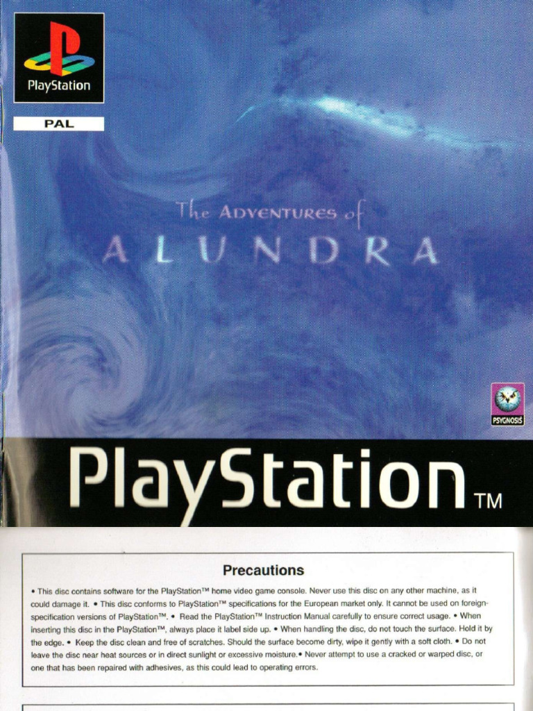 The Adventures Of Alundra Sur PlayStation 1, PAL, Complet Avec Notice, Très Bon état
