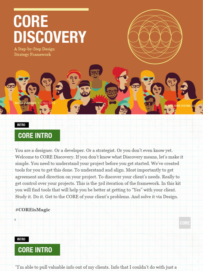 CORE Discovery: A Design Framework | PDF | Brand | Chinese Martial Arts