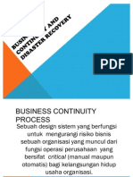 Business Continuity and Disaster Recovery EDP