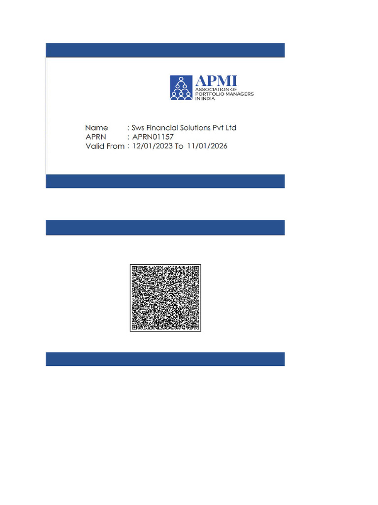 APMI Card | PDF