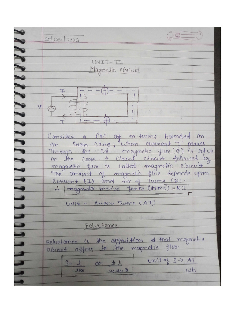 EE (TRANSFORMER Chapter Notes) ) | PDF