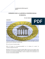 INTRODUCCION A LA JUSTICIA CONSTITUCIONAL EN BOLIVIA - José Antonio Rivera Santivañez 2002