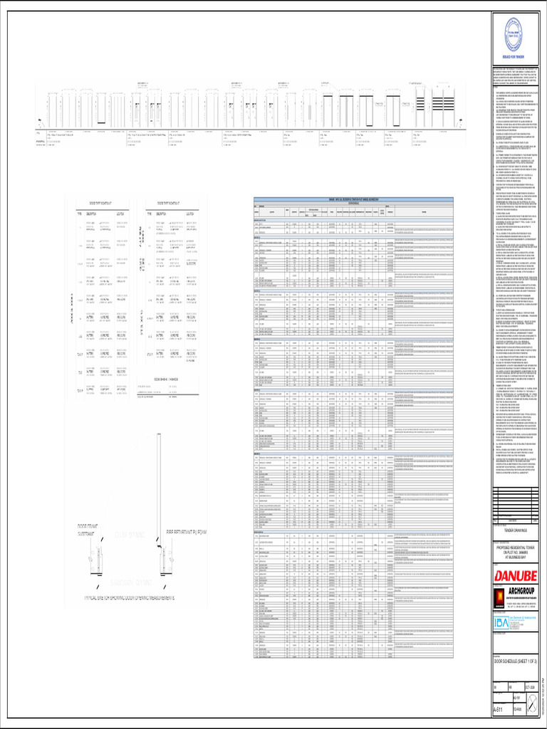Door Schedule and Abbreviations Guide | PDF | Door | Building Engineering