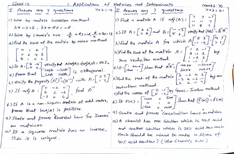 Maths CH 1 | PDF