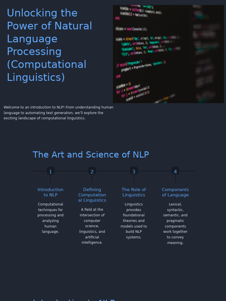 Unlocking The Power of Natural Language Processing Computational ...