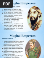 Mughal Emperors Family Tree Chart | PDF | Emperor | Monarchy